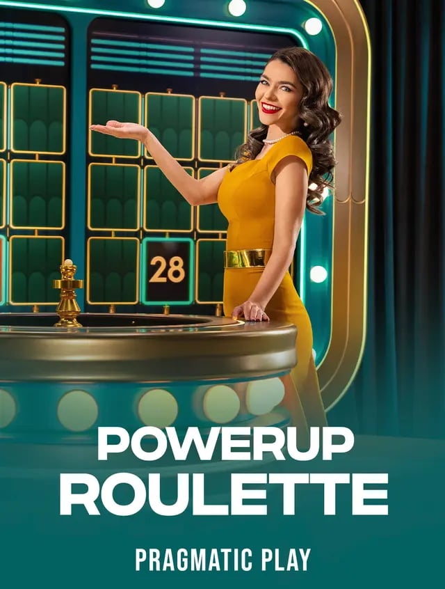 Table live PowerUp Roulette par Pragmatic Play
